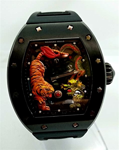 richard mille tiger dragon replica|richard mille tourbillon 51 01.